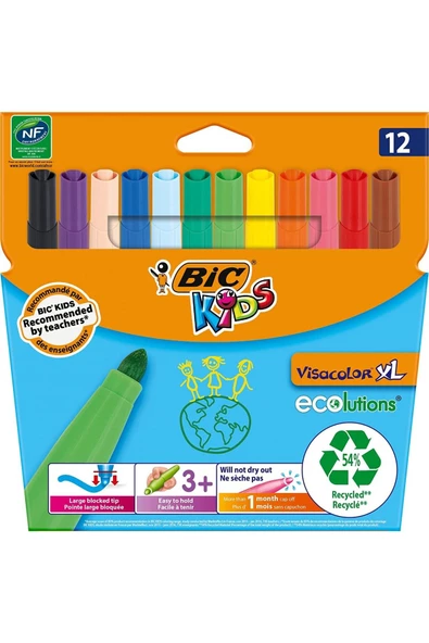 BİC JUMBO KEÇELİ KALAM 12 Lİ ürün görseli 1