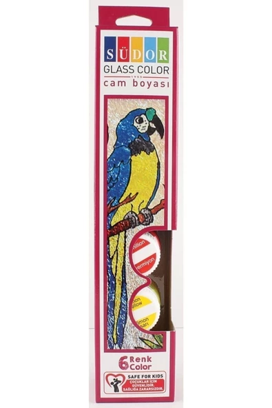 SÜDOR 6 LI CAM BOYASI ürün görseli 1