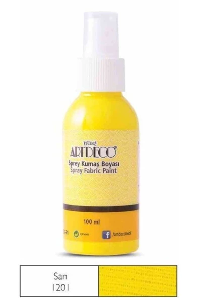 ARTDECO SPREY KUMAŞ BOYASI 100 ML SARI ürün görseli 1