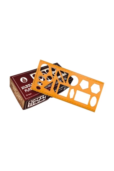 YLD 040 YILDIZ GEOMETRİK CETVEL 1,25 CM ürün görseli 1