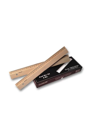 YLD 083 YILDIZLAR TAHTA CETVEL 30 CM ürün görseli 1