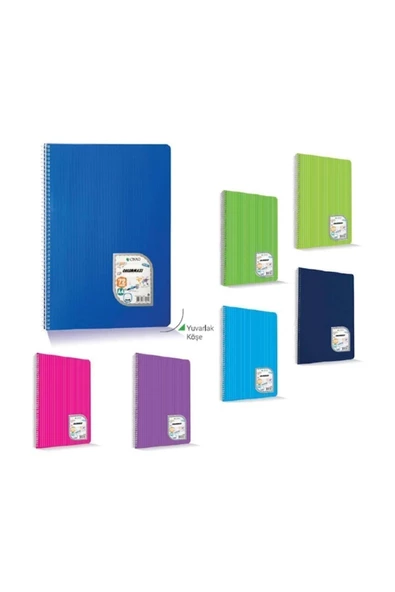 ÇINAR DEFTER A4 SP PP KAPAK 96 YP ÇİZGİLİ ürün görseli 1