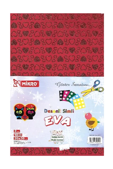MİKRO EVA 010 10 RENK DESENLİ SİMLİ ürün görseli 1