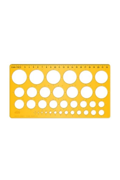 HATAS/02271 DAİRE ŞABLONU 1-35 MM ürün görseli 1