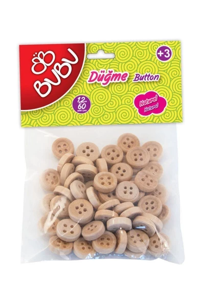 BUBU NATURAL DÜĞME 60 LI ürün görseli 1