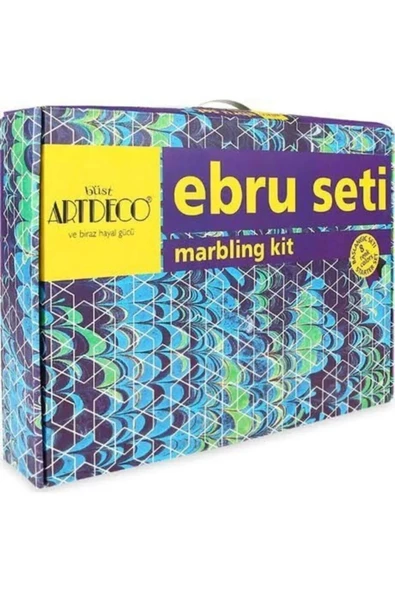 Artdeco Ebru Başlangıç Seti 8 Renk - Resim 2