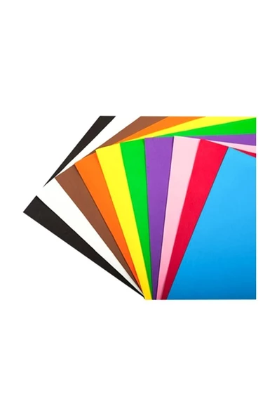 Fon Kartonu 10'lu 50 x 70 cm 160 gr Karışık Renk ürün görseli 1