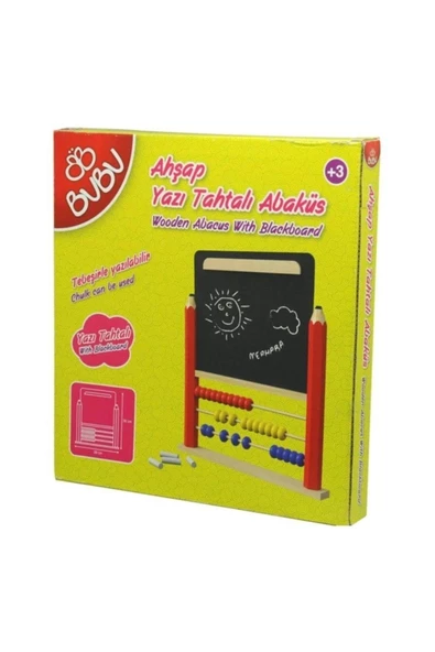 BUBU AHŞAP YAZI TAHTALI ABAKÜS ürün görseli 1