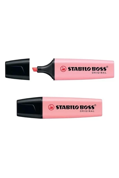 STABİLO  BOSS ORJİNAL PASTEL GÜLPEMBE ürün görseli 1