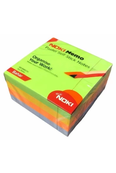 NOKİ MEMO 75*75 PASTEL BAHAR KÜP BLOK 400 SF ürün görseli 1