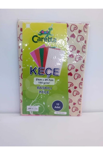 CARETT  DESENLİ KARIŞIK KEÇE 10 LU ürün görseli 1
