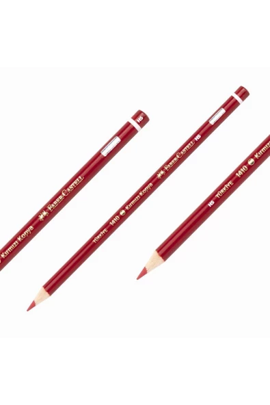 faber castell Kırmızı Kopya Kurşun Kalem (3 Adet) ürün görseli 1