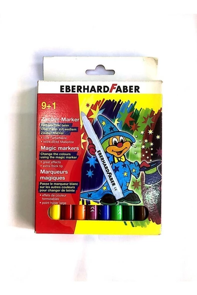 FABER CASTELL SİHİRLİ MARKÖR 10 RENK 551010 ürün görseli 1