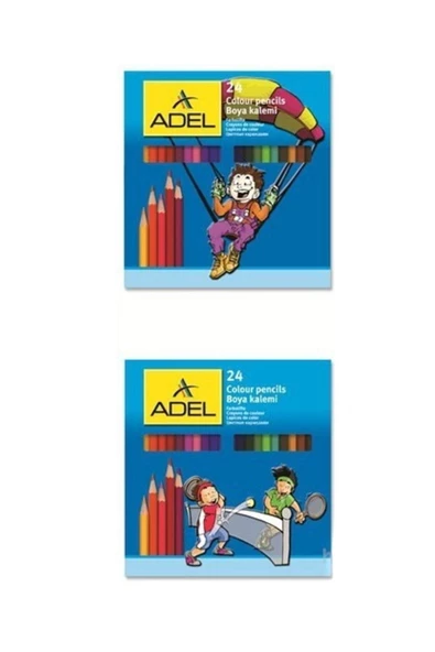 ADEL/KURU BOYA 24LÜ TAM BOY ürün görseli 1
