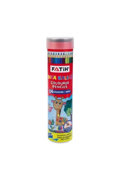 FATİH/TÜP KURU BOYA 24 RENK UZUN ürün görseli 1
