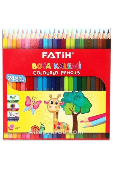 FATİH KURU KALEM 24 RENK UZUN ürün görseli 1