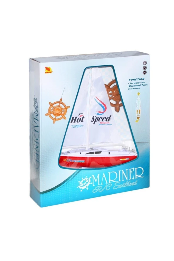 02141 Sun-rst-snc-r/c Tekne Yelkenli Speed Ocean Yarım Fonk.38cm. ürün görseli 1