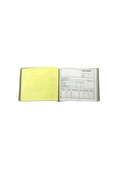 TEDİYE 50*2 OTOKOPİLİ 12 Lİ MAKBUZ - Resim 2