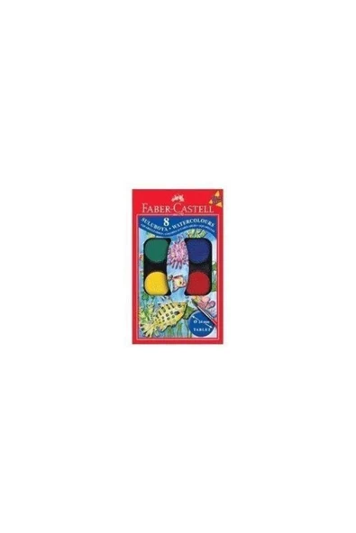 FABER CASTEL/8Lİ SULU BOYA ürün görseli 1