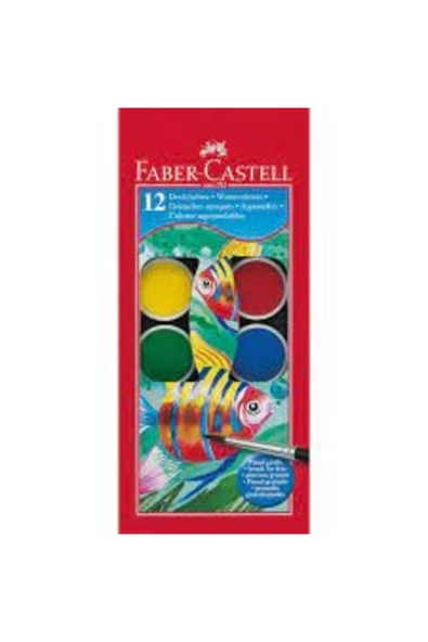 FABER CASTELL 12 Lİ KÜÇÜK SULUBOYA ürün görseli 1