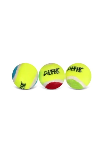 Tenis Topu Renkli 3'lü ürün görseli 1