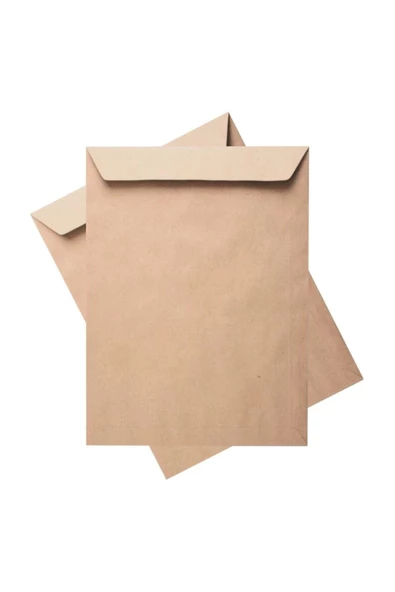 Torba Zarf Kraft 24x32 Cm 90 gr 50 Adet Gri Renkli ürün görseli 1