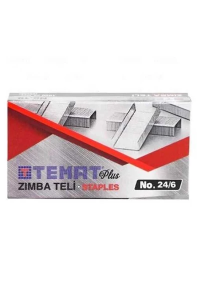 TEMAT 24/6 GÜMÜŞ ZIMBA TELİ ürün görseli 1