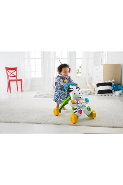 FİSHER PRİCE MELODİLİ ZEBRA YÜRÜTEÇ - Resim 4