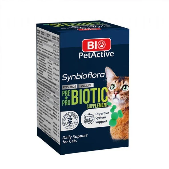 Bio Petactive Kedi Synbioflora 60 Tabs ürün görseli 1