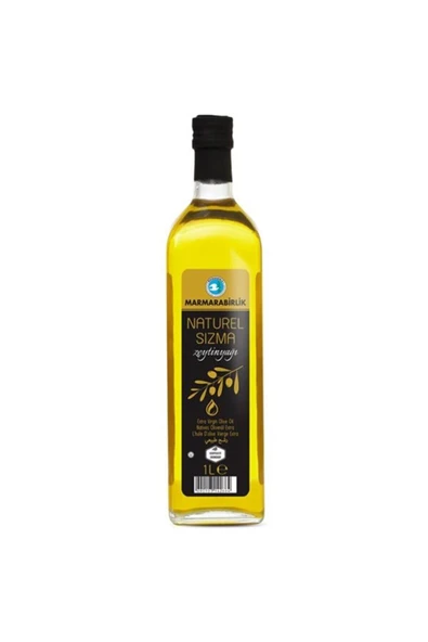 Marmarabirlik Naturel Sızma Zeytinyağı 1lt. Cam Şişe ürün görseli 1