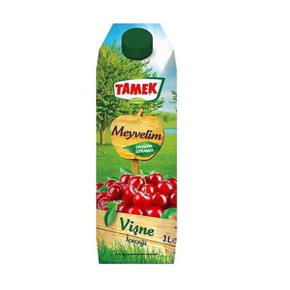 TAMEK VİŞNE MEYVE SUYU 1 LT ürün görseli 1