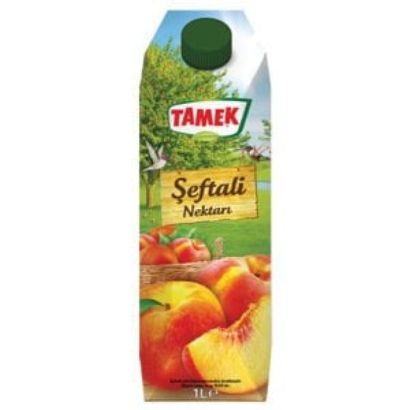 TAMEK ŞEFTALİ MEYVA SUYU 1LT ürün görseli 1