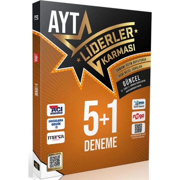 Liderler Karması AYT 5+1 Deneme Seti ürün görseli 1
