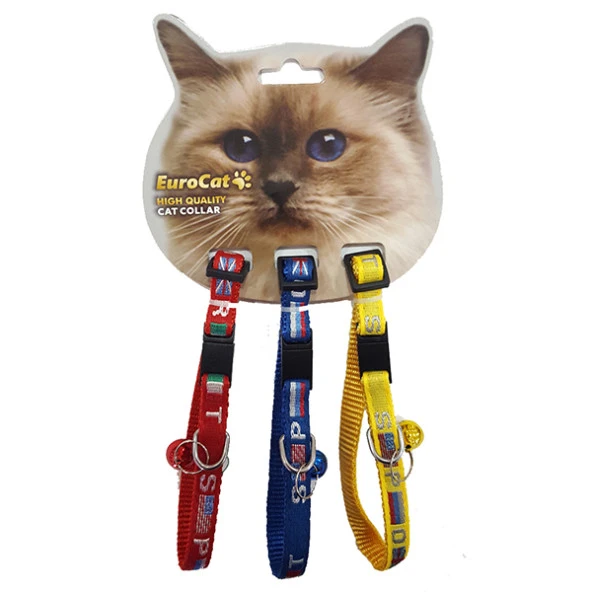 EuroCat Kedi Boy. Tas. Bayrak Des.10mm28cm (3 Lü) ürün görseli 1