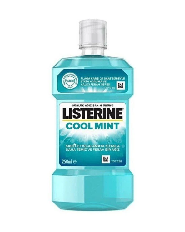Listerine Cool Mint Hafif Tat Ağız Bakım Ürünü 250 Ml ürün görseli 1
