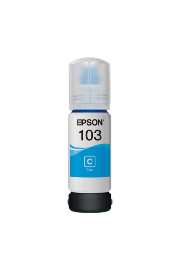 EPSON  Mürekkep Orj. T103 Cyan 65ml ürün görseli 1