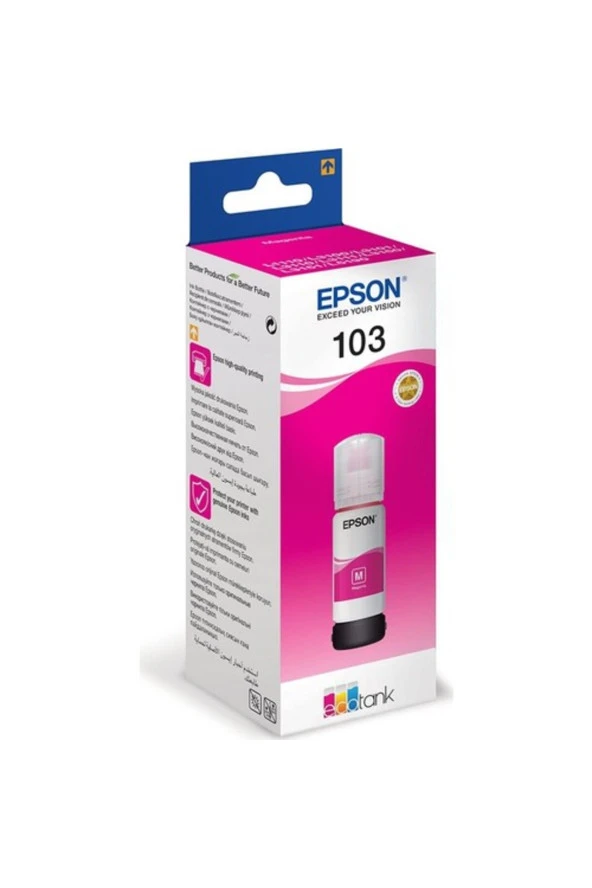 EPSON  103 Kırmızı Orjinal Şişe Mürekkep Kartuş C13t00s34a ürün görseli 1