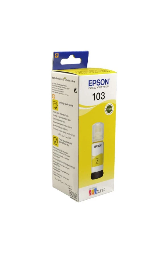 EPSON  Mürekkep Orj. T103 Yellow 65ml - Resim 2