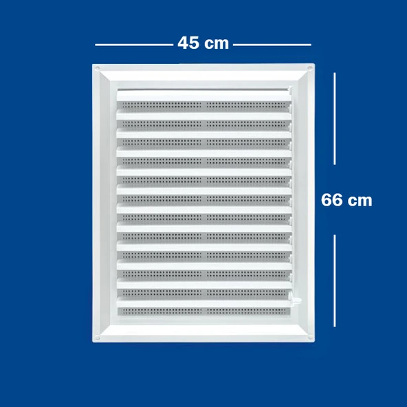Güloğlu Panpen Plastik Menfez Panjur 45x66cm - Resim 2
