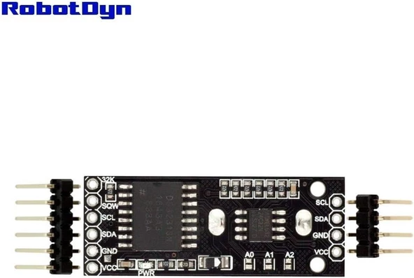 RTC DS3231 + EEPROM ATC24C32 -CR1220 - Resim 4