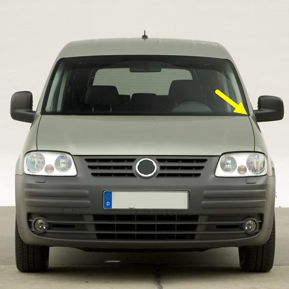 VW Caddy 2004-2010 Sol Ön Çamurluk Köşe Plastiği 2K0819447B ürün görseli 1