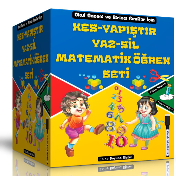 KES-YAPIŞTIR YAZ-SİL Matematik Öğren (Okul Öncesi ve Birinci Sınıflar İçin) ürün görseli 1