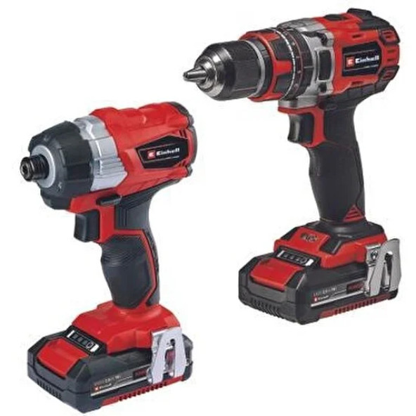 Einhell TP-18V Twin Pack BL Kömürsüz Akülü Matkap -Akülü Vidalama 2x2.0ah Çantalı Set ürün görseli 1