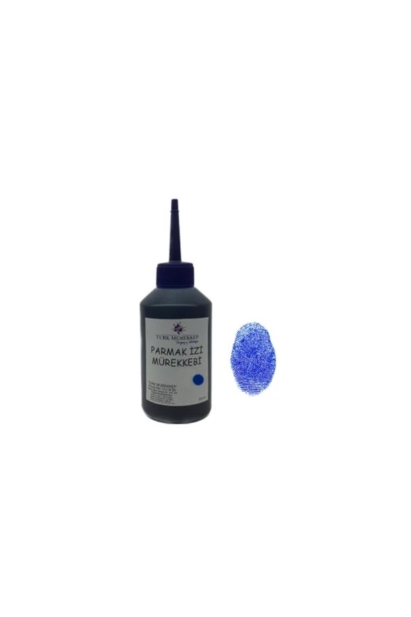 Parmak Izi Mürekkebi (fingerprint Ink) Mavi 100 ml. ürün görseli 1