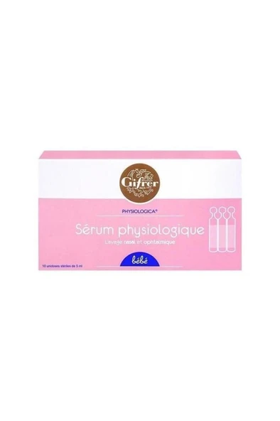 Gifrer Serum Fizyolojik 5 Ml 10 Flakon (SKT:06/2028) ürün görseli 1