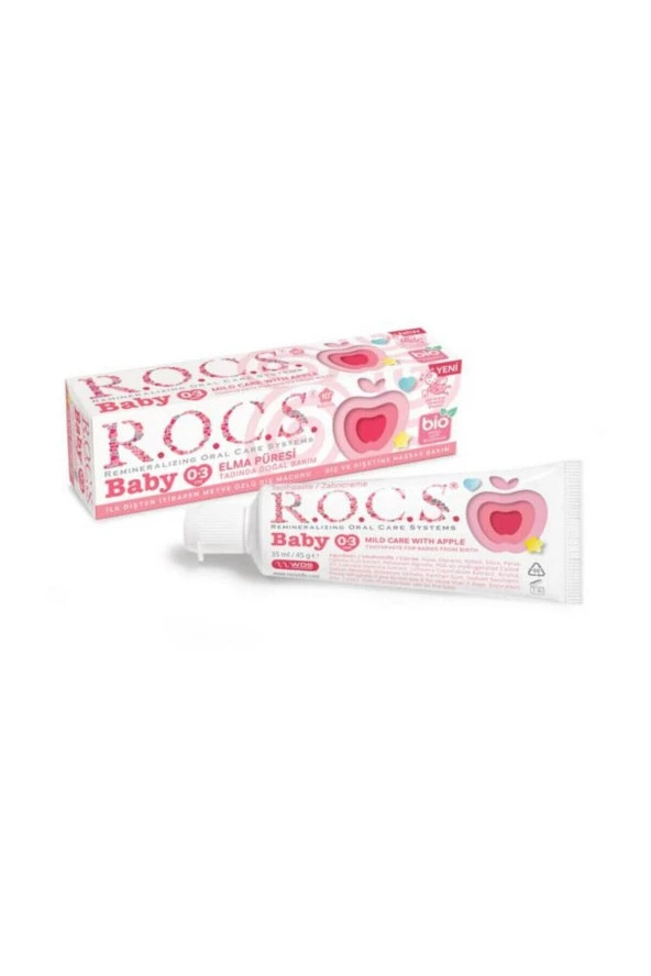 Rocs Elma Püresi Diş Macunu 35 ml 0-3 Yaş ürün görseli 1