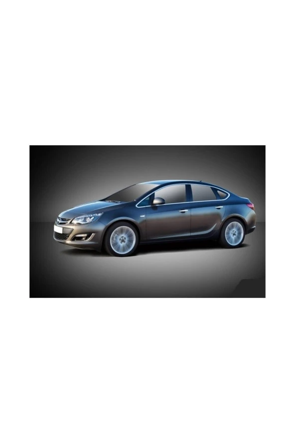 Opel Astra J Sedan Krom Cam Çerçevesi 12 Parça Krom Cam Çıtası Full Set Astra J ürün görseli 1
