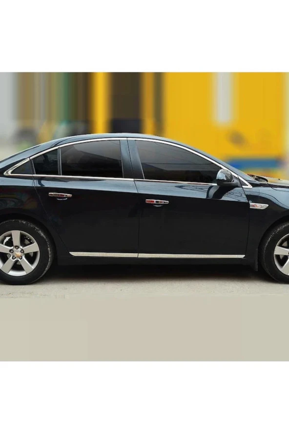 Chevrolet Cruze Sedan 2009 Ve Sonrası Yan Kapı Krom Paslanmaz Çelik 4 Adet ürün görseli 1