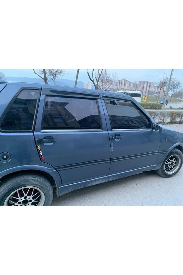 Fiat Uno Cam Çıtası Krom Paslanmaz 4 Parça Uyumlu ürün görseli 1