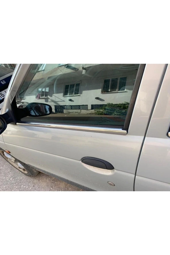 Renault Megane 1 Krom Cam Çıtası 1996-2003 Paslanmaz Çelik 4 Parça ürün görseli 1